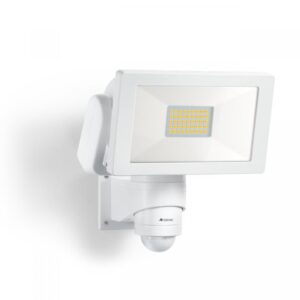 Naświetlacz z czujnikiem Steinel LS 300 S LED PIR 29,5W 4000K 2704lm IP44 IK03 230V biały / aluminium