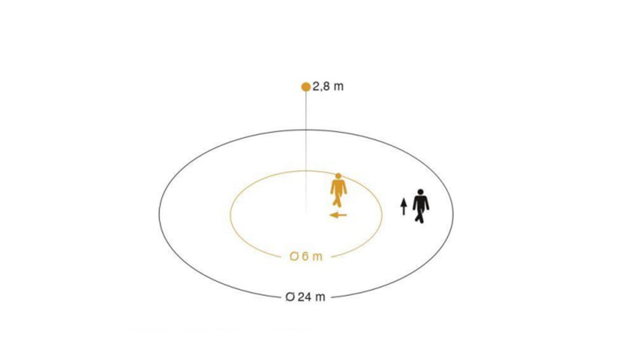 Czujnik ruchu obecności Steinel IS 2360-3 ECO fi 24m max. 2000W IP54 230V czarny - obrazek 3