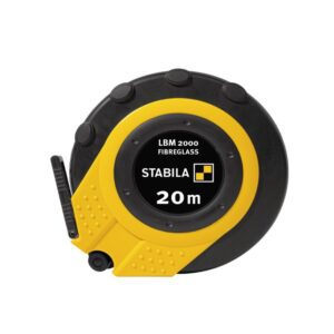 Stabila LBM 2000 Measuring Tape, fiberglass, 20 m, in case