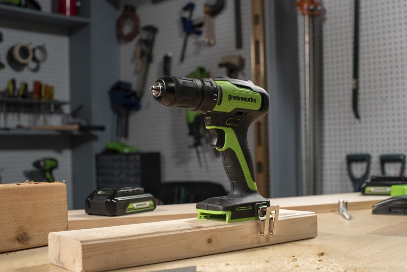 24V drill driver Greenworks GD24DD35K2 set charger + battery 2Ah + case - Image 3