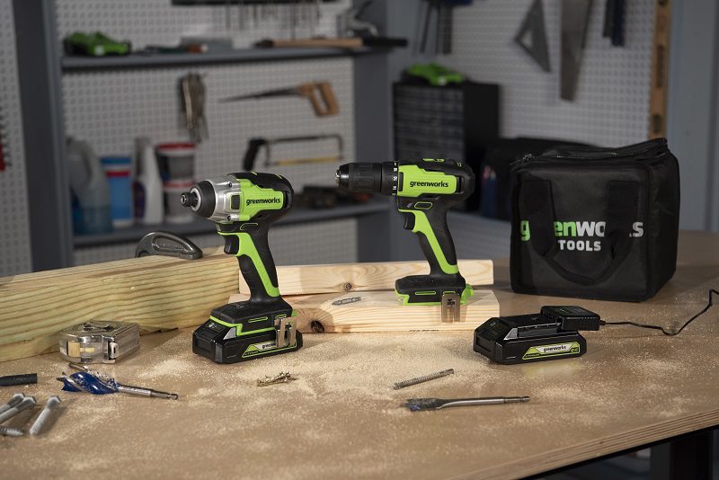 24V drill driver Greenworks GD24DD35K2 set charger + battery 2Ah + case - Image 4