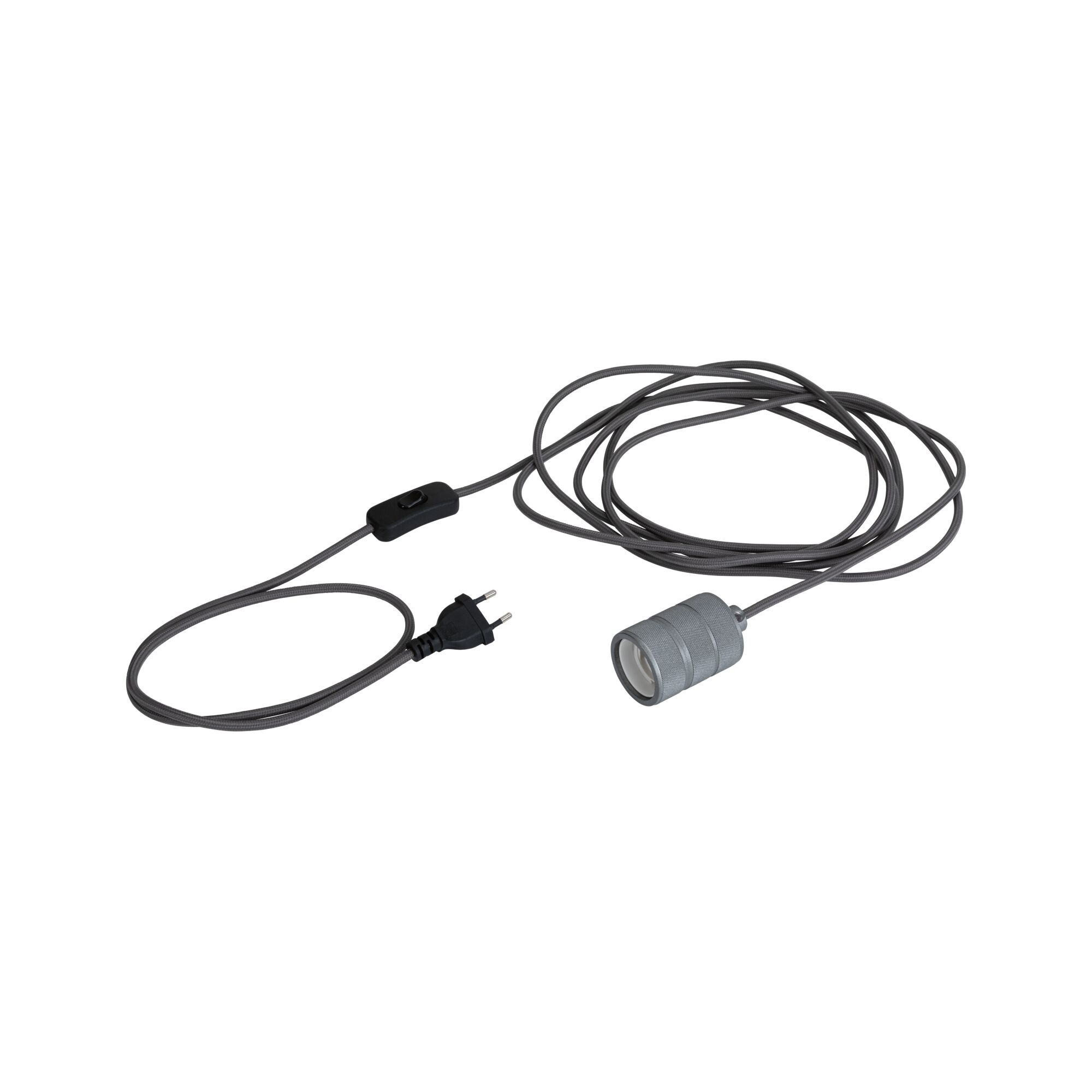 Lampa wisząca z wyłącznikiem TILLA Neordic E27 max. 20W IP20 230V aluminium / metal - obrazek 4