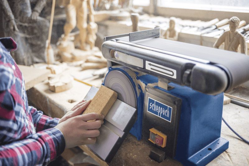 Szlifierka taśmowo-tarczowa Scheppach BTS900 - obrazek 9