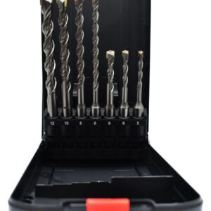 Zestaw wierteł do betonu SDS-Plus THOR ABRABORO 2-ostrzowe (od fi 5do fi 12)