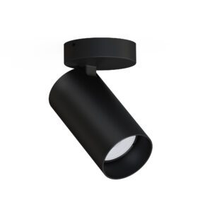 MONO BLACK CEILING SPOTLIGHT NT 1X GU10/10W IP20 PAINTED STEEL/ABS PLASTIC PROM.