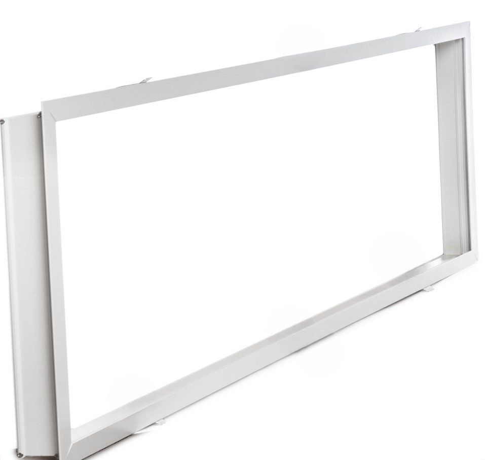 Ramka podtynkowa 1200 x 300 aluminium / biały - obrazek 2