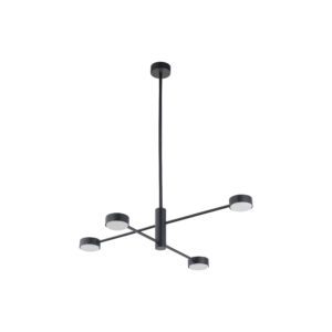 ORBIT IV BLACK CEILING MOUNT 4X GX53/ 12W IP20 PAINTED STEEL