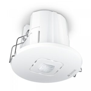 Czujnik obecności i zmierzchu Steinel IR MICRO Office 6m DALI-2 APC Bluetooth Mesh podtynkowy z łapkami IP20 okrągły biały