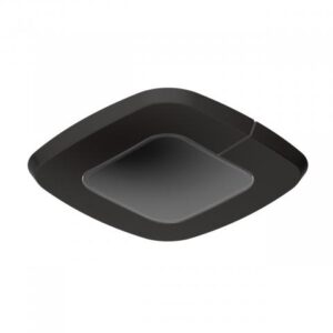 Czujnik obecności i zmierzchu Steinel IR Quattro Slim 4m KNX V3 podtynkowy IP20 kwadrat czarny