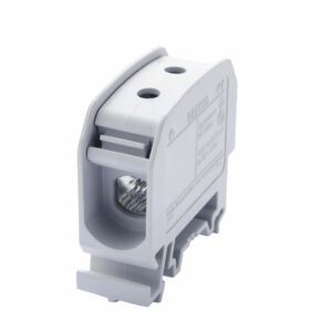 STB 16 RAIL CONNECTOR THREADED 1X 1.5-16MM2 / 1.5-10MM2 AL/CU 87110 SIMBLOCK GRAY