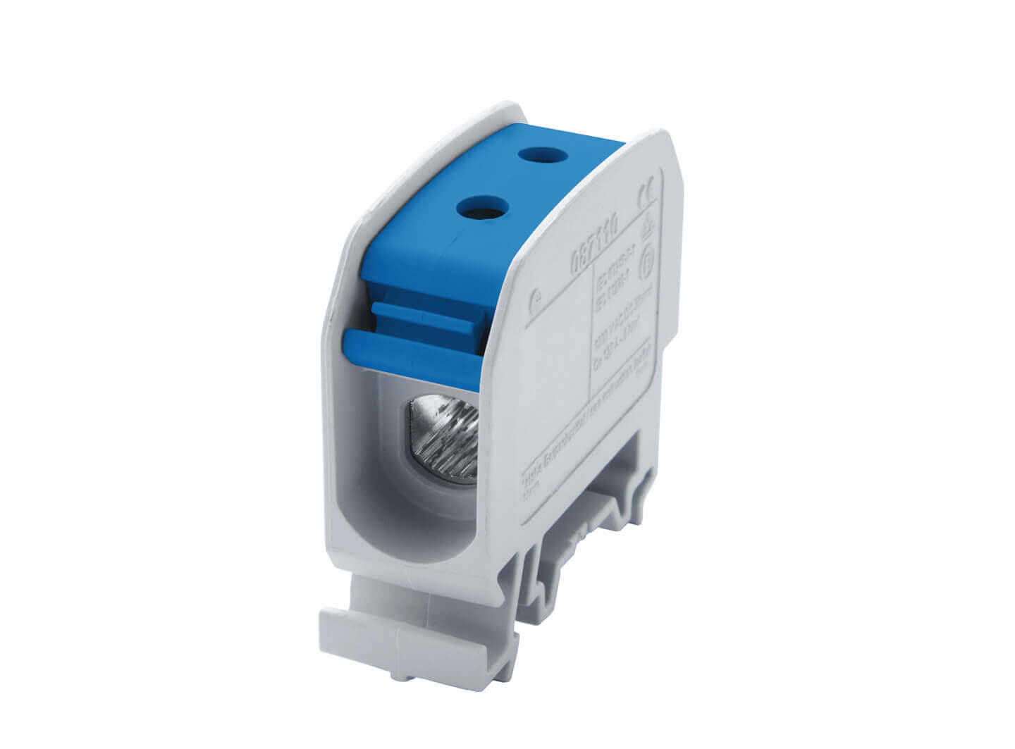 STB 16 ZŁĄCZKA SZYNOWA GWINTOWA 1X 1.5-16MM2 / 1.5-10MM2 AL/CU 87110 SIMBLOCK NIEBIESKI