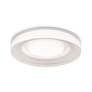 Recessed fixture LUENA GU10 max. 35W IP65 230V white glass / metal