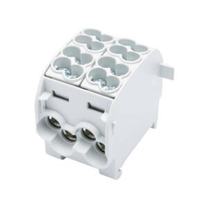 SCB 25-2 DISTRIBUTION BLOCK - BRANCH AL/CU 80120 SIMBLOCK GRAY