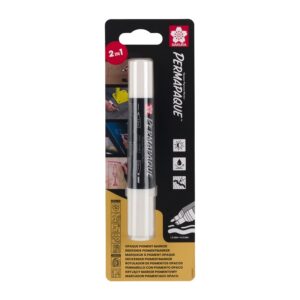 Permapaque Dual Point Marker White, Sakura