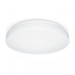 Oprawa z czujnikiem ruchu i zmierzchu RS PRO P2 Płaska S 15,1W LED HF 1608lm 3000K IK03 IP54 230V biała/ tworzywo sztuczne