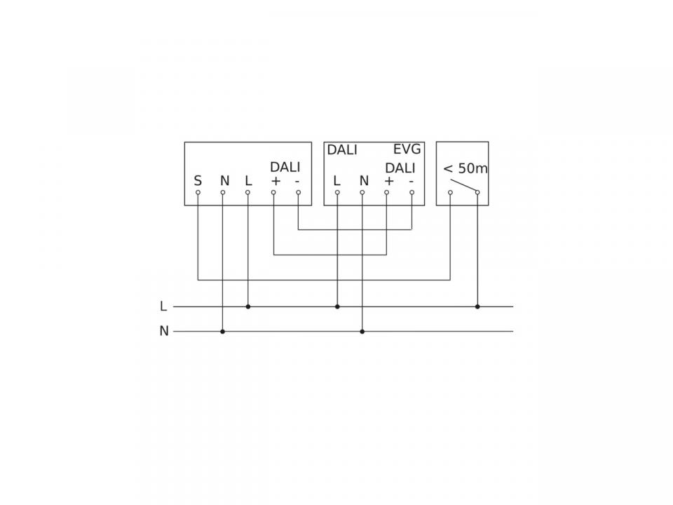 Czujnik obecności i zmierzchu HALLWAY DALI-2 APC podtynkowy IP20 kwadrat biały - obrazek 2