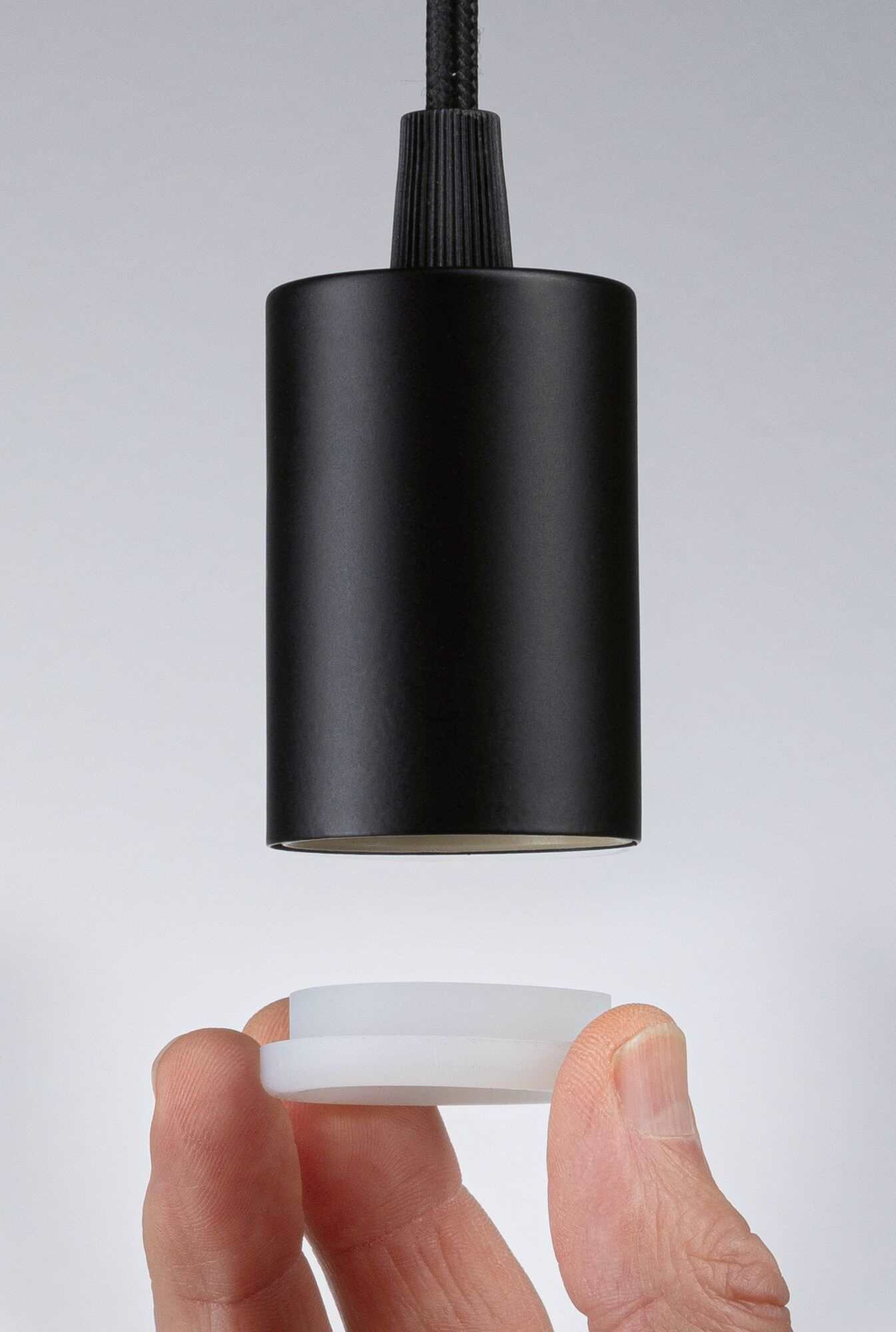 Lampa sufitowa RAVI E27 max.60W IP44 230V czarny matowy / metal - obrazek 2