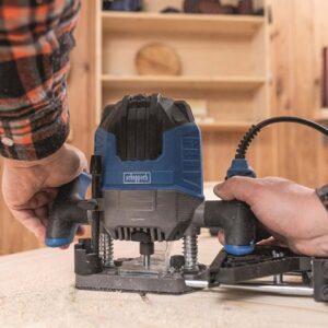 Frezarka górnowrzecionowa Scheppach WRT1200 + zestaw frezów w walizce