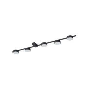 PILLS V BLACK CEILING MOUNTED LIGHT PLAFOND NT 5X GX53/ 12W IP20 PAINTED ALUMINUM/ PAINTED STEEL