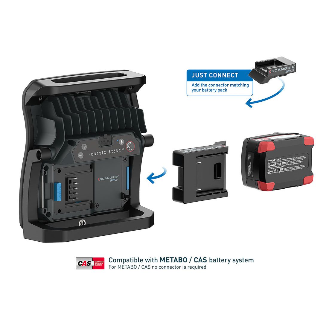 Akumulatorowa lampa robocza LED 4000 lm NOVA 4 CONNECT 03.6101C - obrazek 17