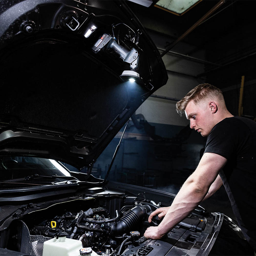 Akumulatorowa lampa robocza z wieloma wymiennymi głowicami MULTILIGHT BODY 03.5696C - obrazek 8