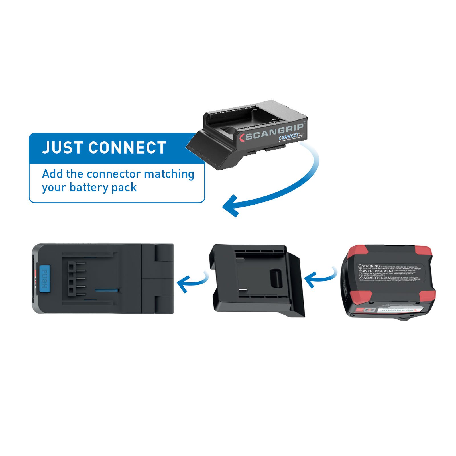 Kompaktowa lampa robocza 1000 lm BASIC CONNECT 03.6109C - obrazek 14