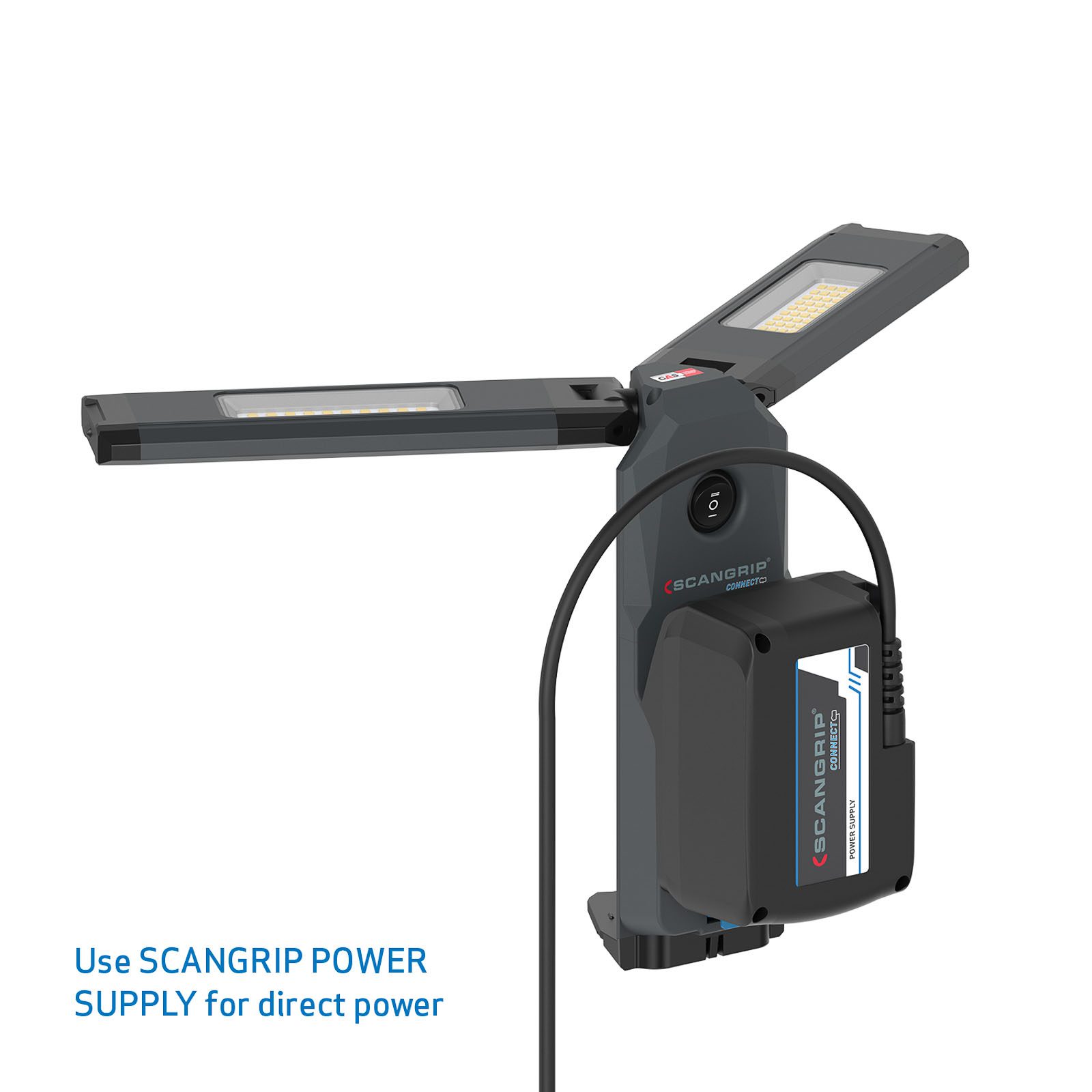 Lampa robocza z dwiema głowicami 2500 lm ze statywem TOWER COMPACT CONNECT 03.6110C - obrazek 14