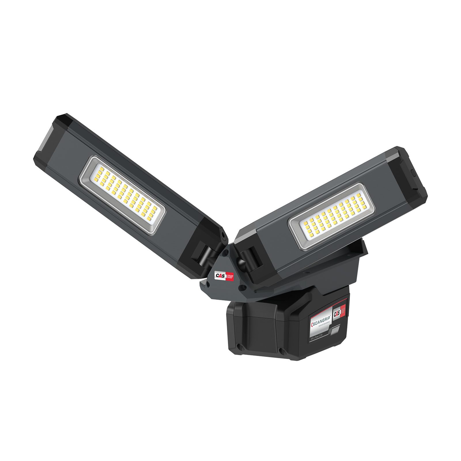 Akumulatorowa lampa robocza z dwoma głowicami 2500 lm DUO CONNECT 03.6111C - obrazek 2