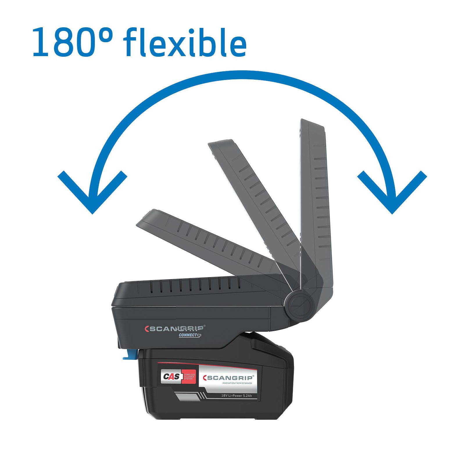 Akumulatorowa lampa robocza z dwoma głowicami 2500 lm DUO CONNECT 03.6111C - obrazek 12