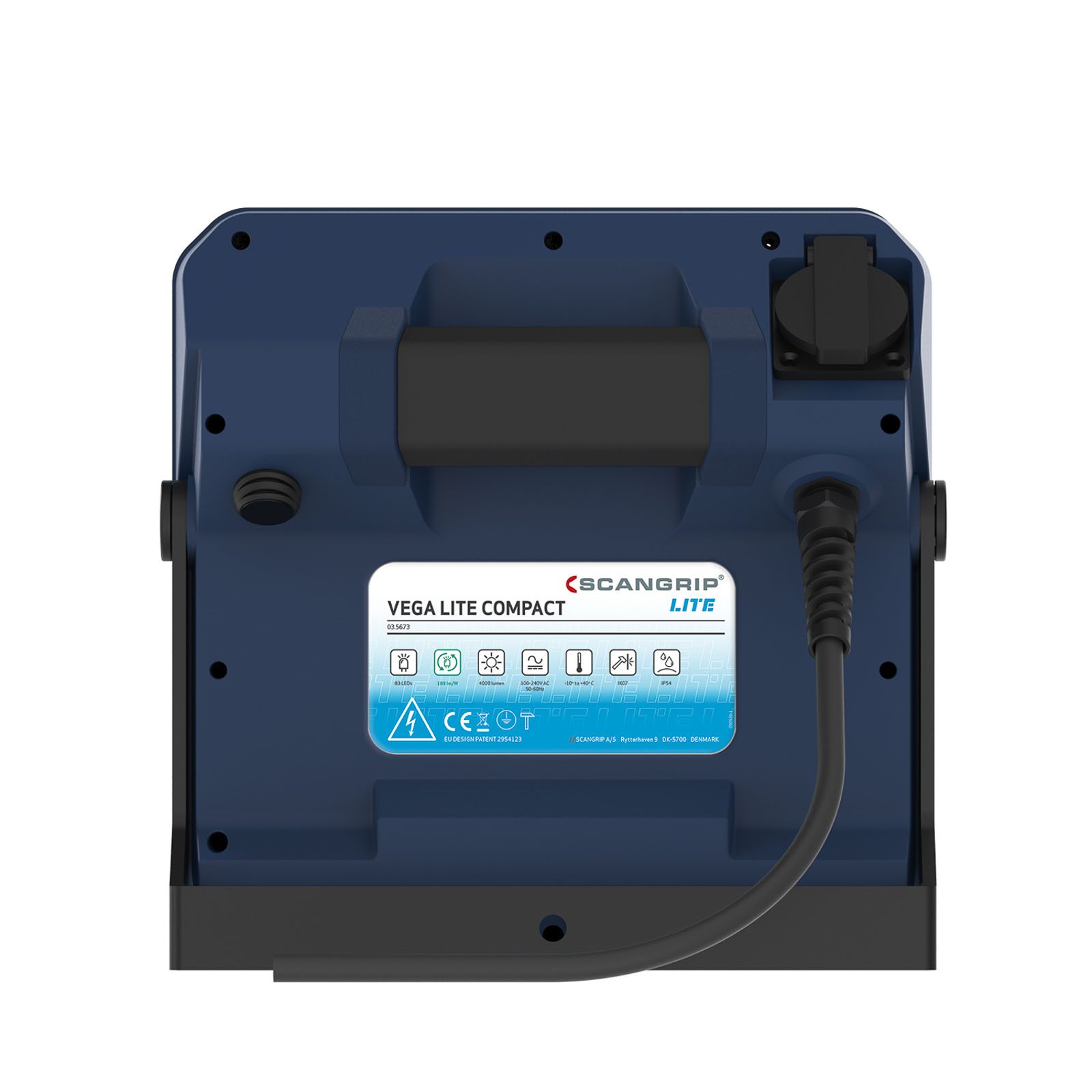 Nieoślepiająca lampa robocza 4000 lm VEGA LITE COMPACT 03.5673 - obrazek 2