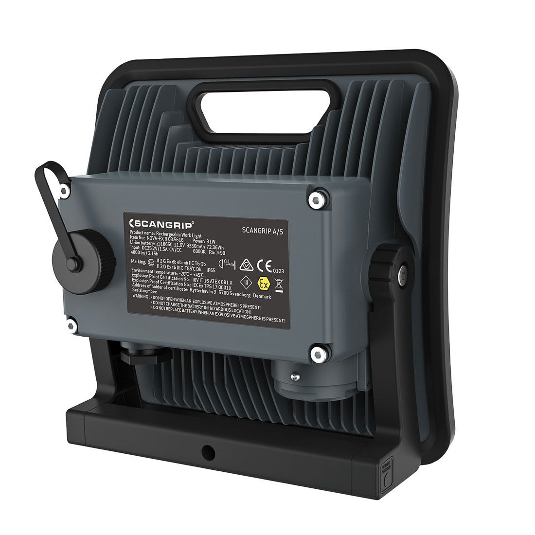 Akumulatorowa lampa robocza przeciwwybuchowa o mocy 4000 lm NOVA-EX R 03.5618 - obrazek 11