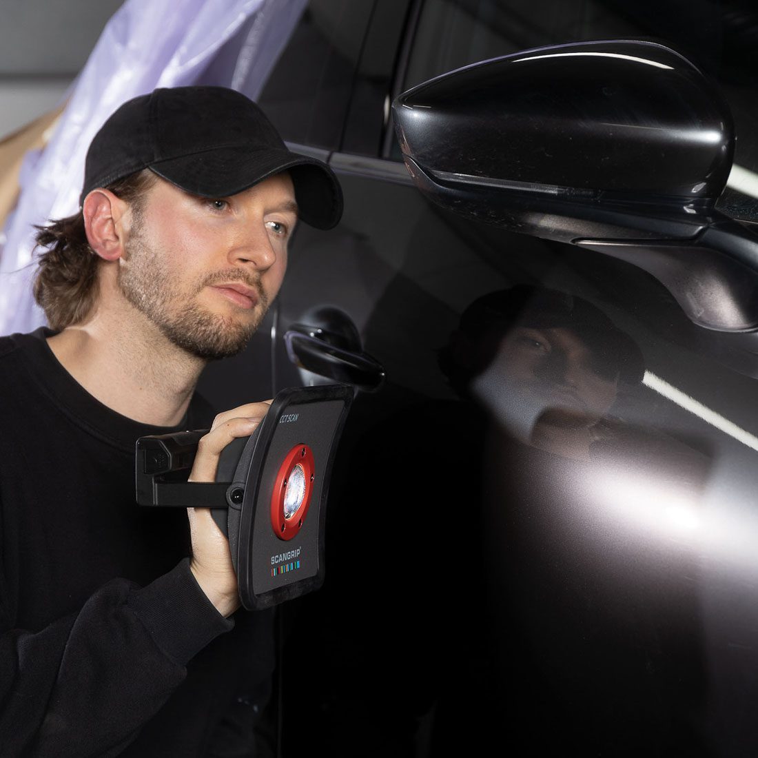 Akumulatorowa lampa robocza LED CRI+ CCT SCAN do detalingu 1200 lm MULTIMATCH R 03.5658 - obrazek 7