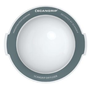 Dyfuzor rozpraszający światło lamp roboczych SCANGRIP DIFFUSER 03.5750 do lamp NOVA 4 i MULTIMATCH 3
