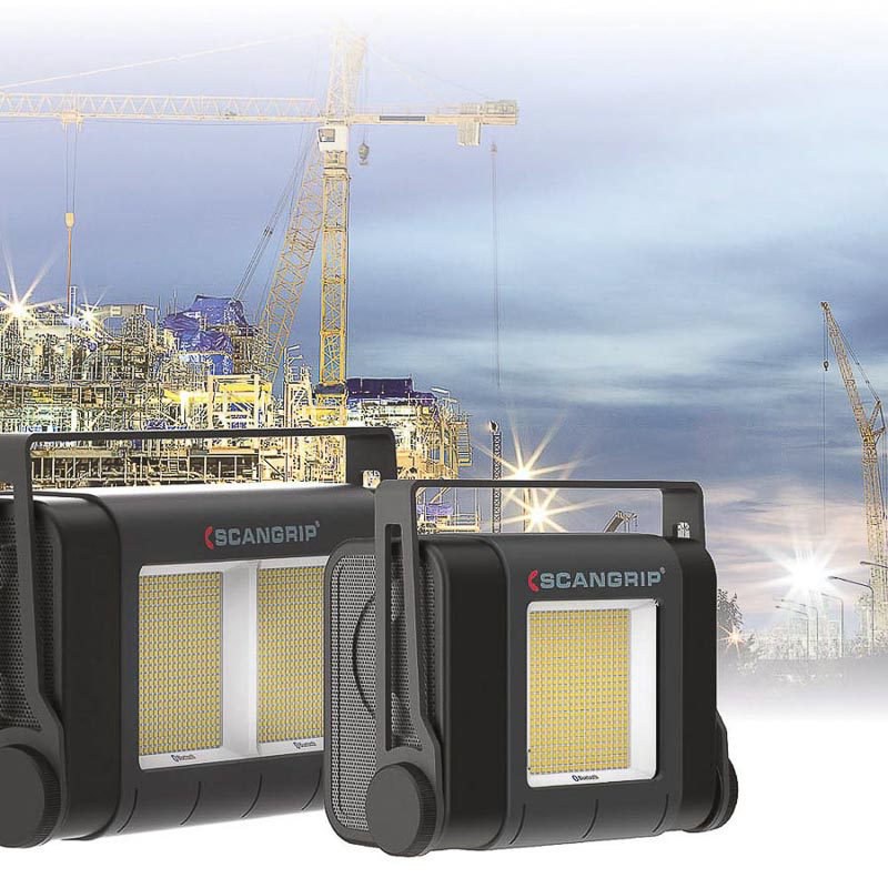 Lampa do oświetlania dużych obszarów roboczych 80000 lm Scangrip SITE LIGHT 80 03.5269 w walizce transportowej 49.0390 - obrazek 14