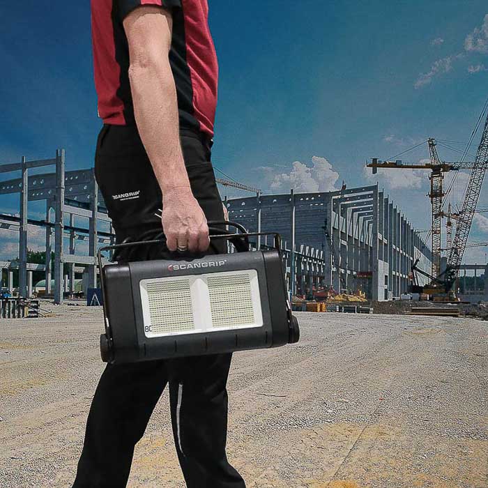 Lampa do oświetlania dużych obszarów roboczych 80000 lm Scangrip SITE LIGHT 80 03.5269 w walizce transportowej 49.0390 - obrazek 19