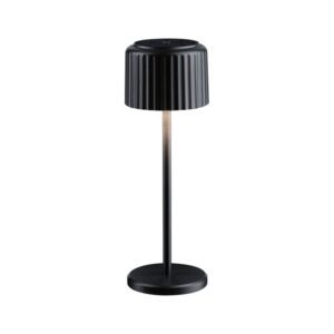 Lampka stołowa solarna ELSE LED DIM USB-C 3.7W 250lm 2700K IP44 czarny / aluminium