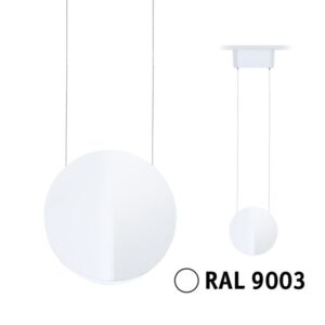 URail ALEJANDRO LED 3-STEP DIM 10W 800lm 4000K 230V white / plastic pendant light
