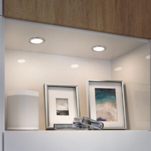 Zestaw opraw meblowych do wbudowania EBL SET 3x2,5W 3x180lm 4000K 12V żelazo szczotkowane / tworzywo sztuczne