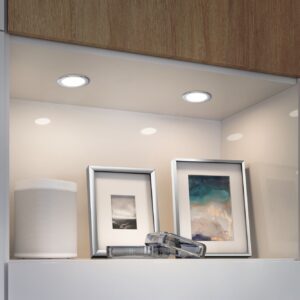 Zestaw opraw meblowych do wbudowania EBL SET 3x2,5W 3x180lm 4000K 12V chrom / tworzywo sztuczne