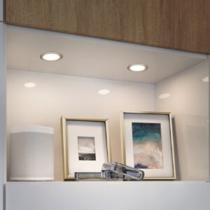 Zestaw opraw meblowych do wbudowania EBL SET 3x2,5W 3x180lm 4000K 12V złoty matowy / tworzywo sztuczne