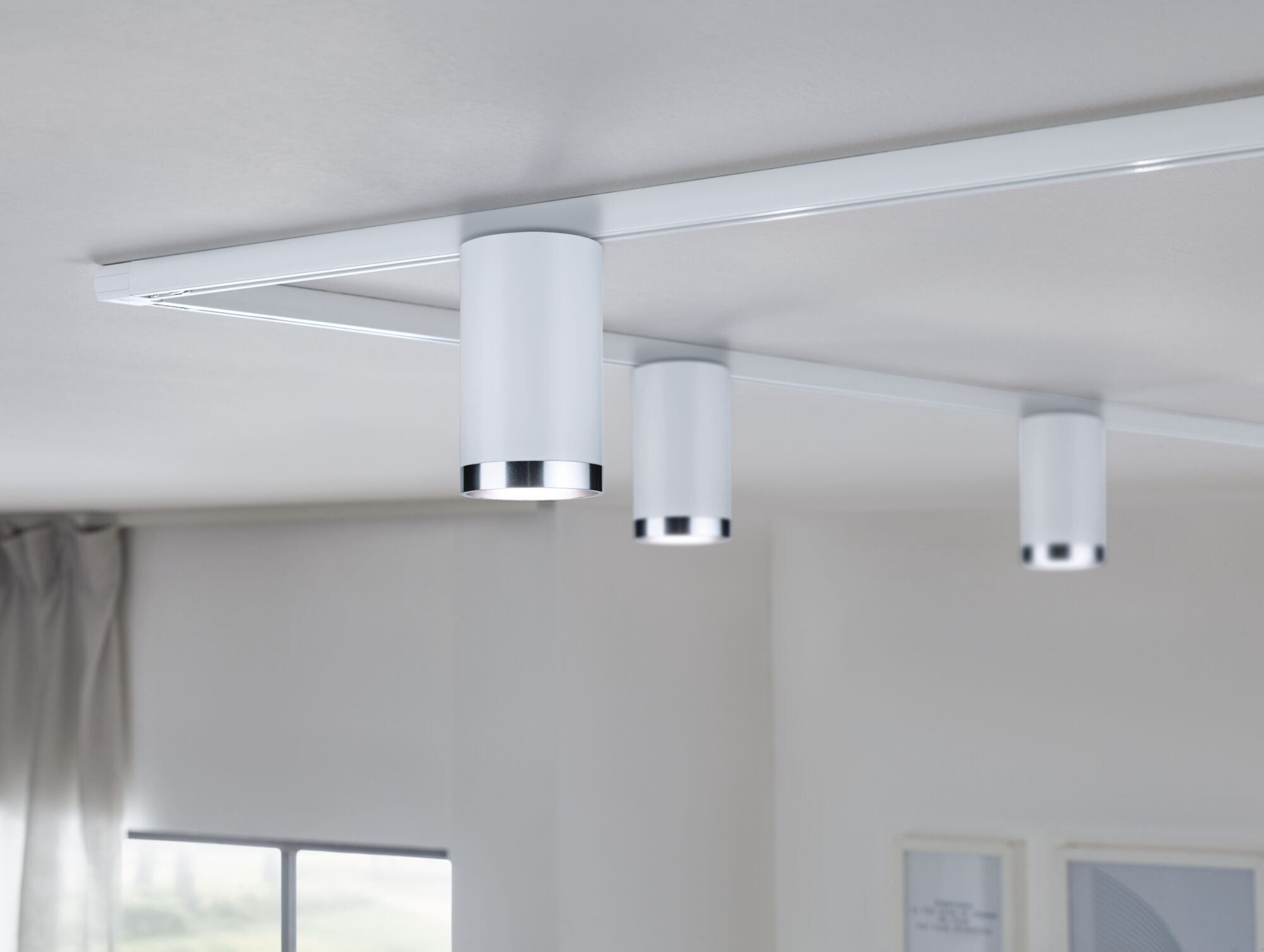 Reflektor na szynoprzewód URail TUBE DIM GU10 max.10W 230V biały RAL9003 / metal - obrazek 3