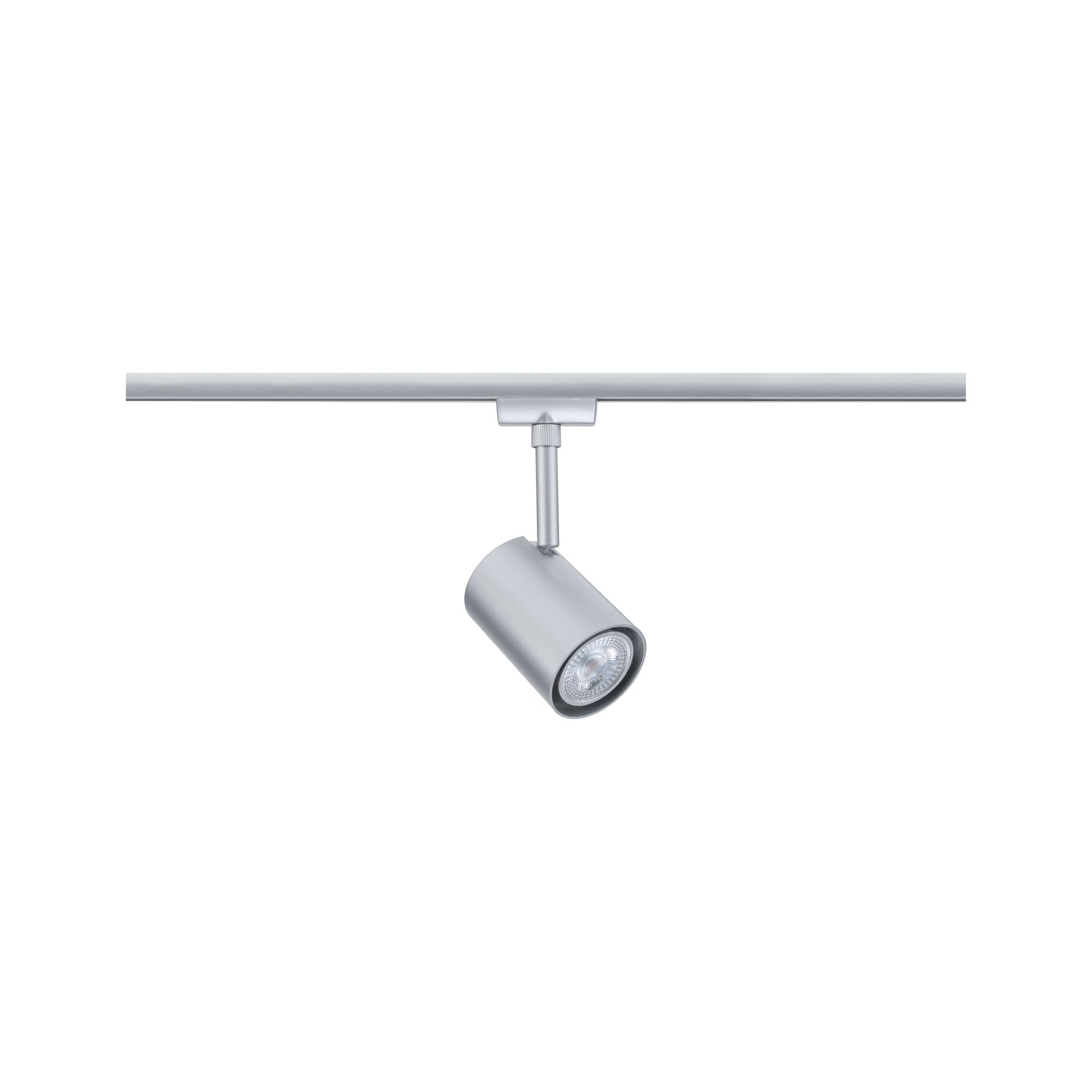 URail LUX DIM GU10 max.10W matte chrome / plastic track spotlight - Image 4