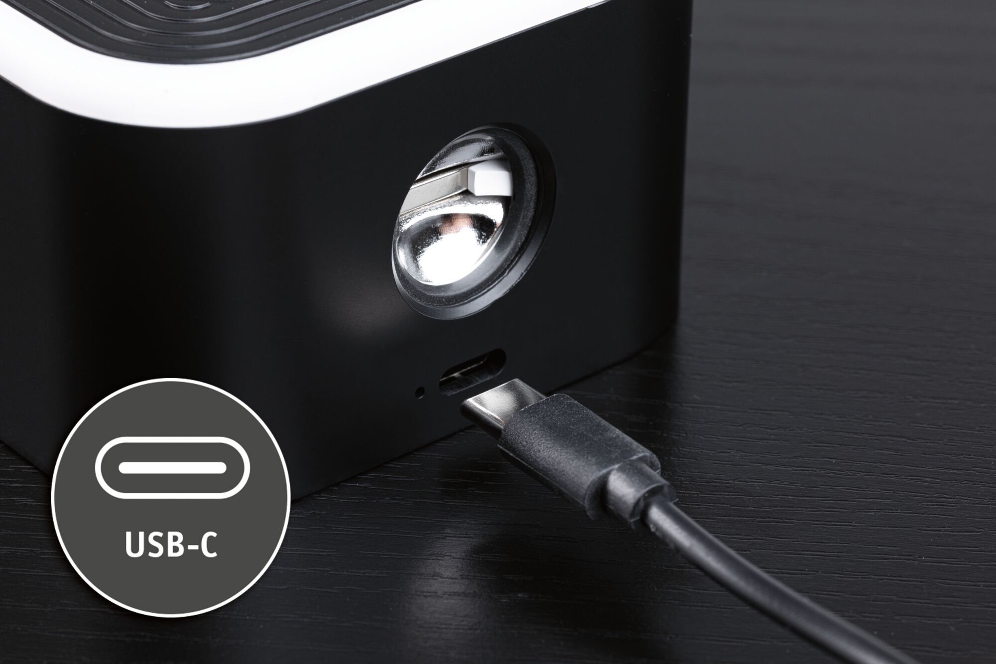 Lampka stołowa VARIA LED 3W DIM USB-C 2700K-6500K magnes klips 250/60lm 5V czarny / metal - obrazek 14