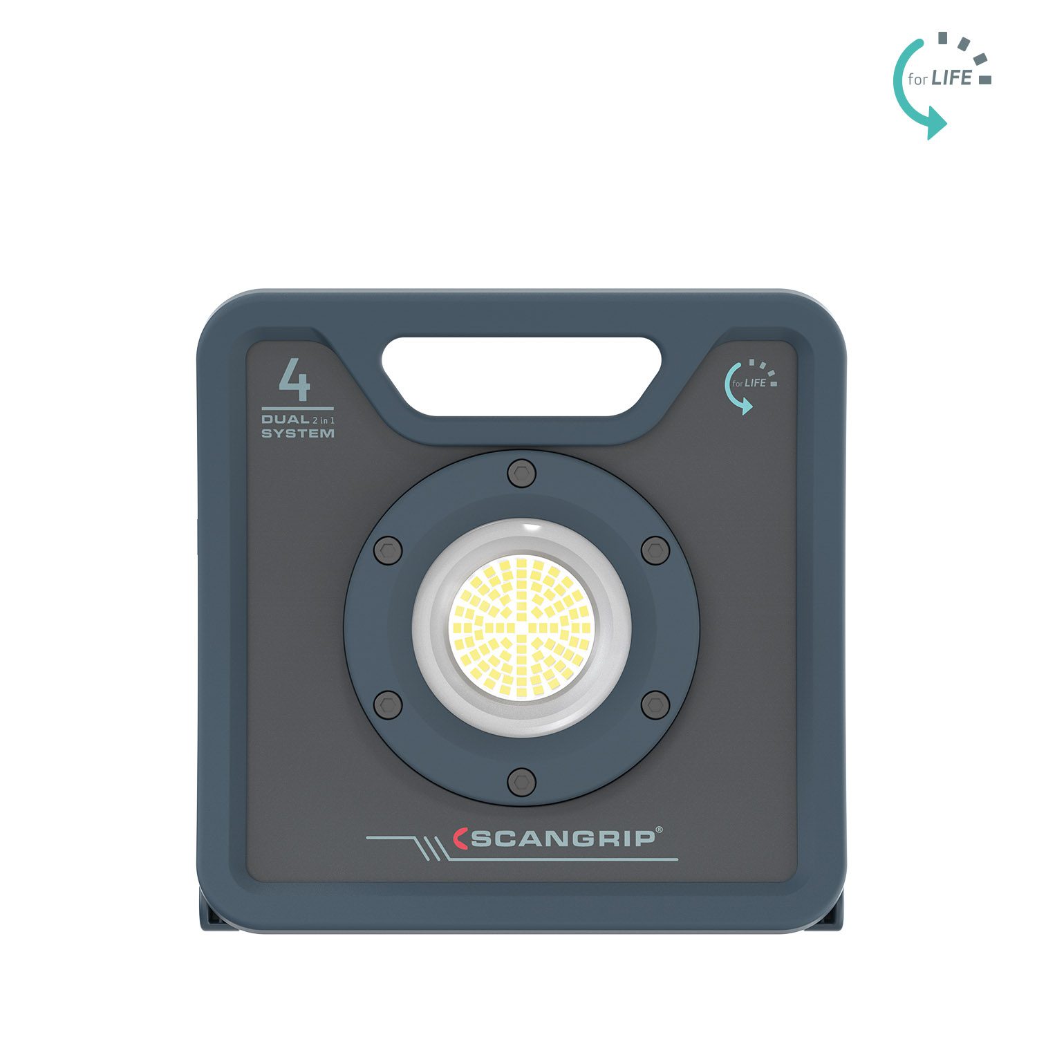 Wytrzymała akumulatorowo - sieciowa lampa robocza LED 4000 lm 25 W Scangrip NOVA 4 C+R forLIFE 03.6204