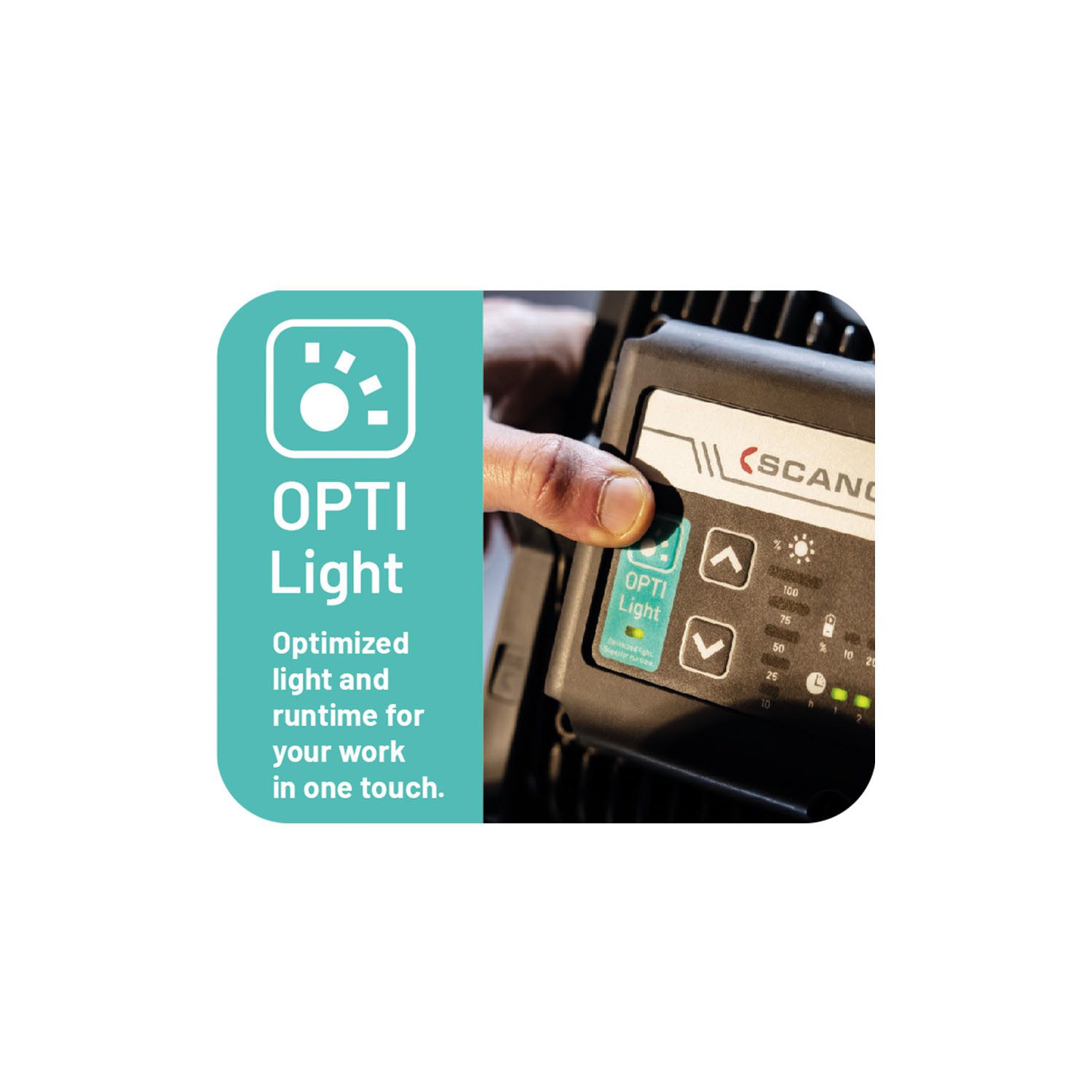 Wytrzymała akumulatorowo - sieciowa lampa robocza LED 4000 lm 25 W Scangrip NOVA 4 C+R forLIFE 03.6204 - obrazek 7