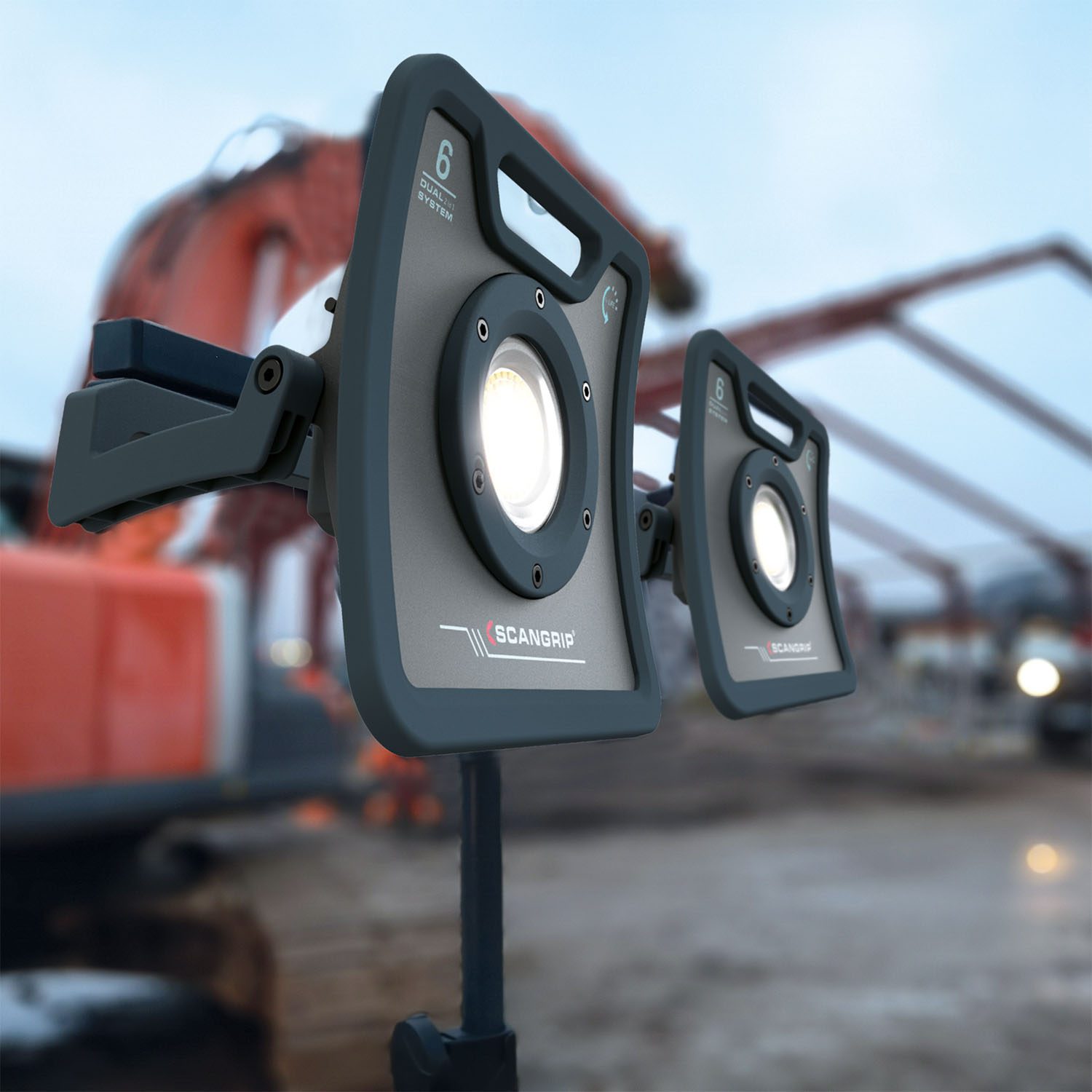 Wytrzymała akumulatorowo - sieciowa lampa robocza LED 6000 lm 37 W Scangrip NOVA 6 C+R forLIFE 03.6205 - obrazek 15