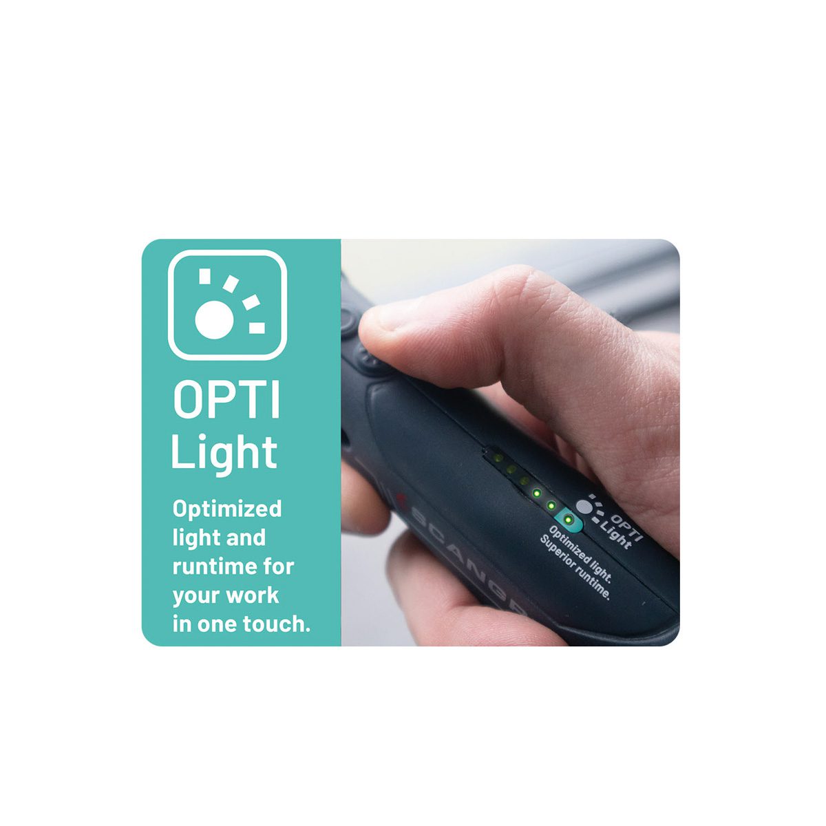 Ultracienka akumulatorowa lampa robocza LED 500 lm 3,5 W Scangrip SLIM forLIFE - obrazek 7