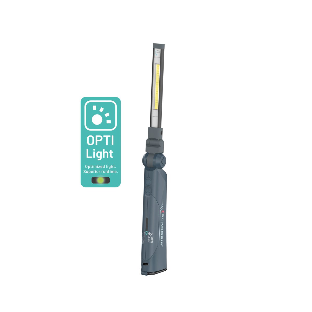 Ultracienka akumulatorowa lampa robocza LED 500 lm 3,5 W Scangrip SLIM forLIFE - obrazek 8