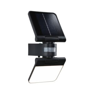 LESLA LED 12.5W Solar PIR 1000lm 3000K IP65 USB-C 3.6V Anthracite / Plastic Wall Light