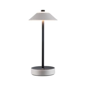 Lampka stołowa akumulatorowa PELLINI LED DIM USB-C 2W 300lm 3000K-6500K IP20 beżowy / czarny matowy / metal
